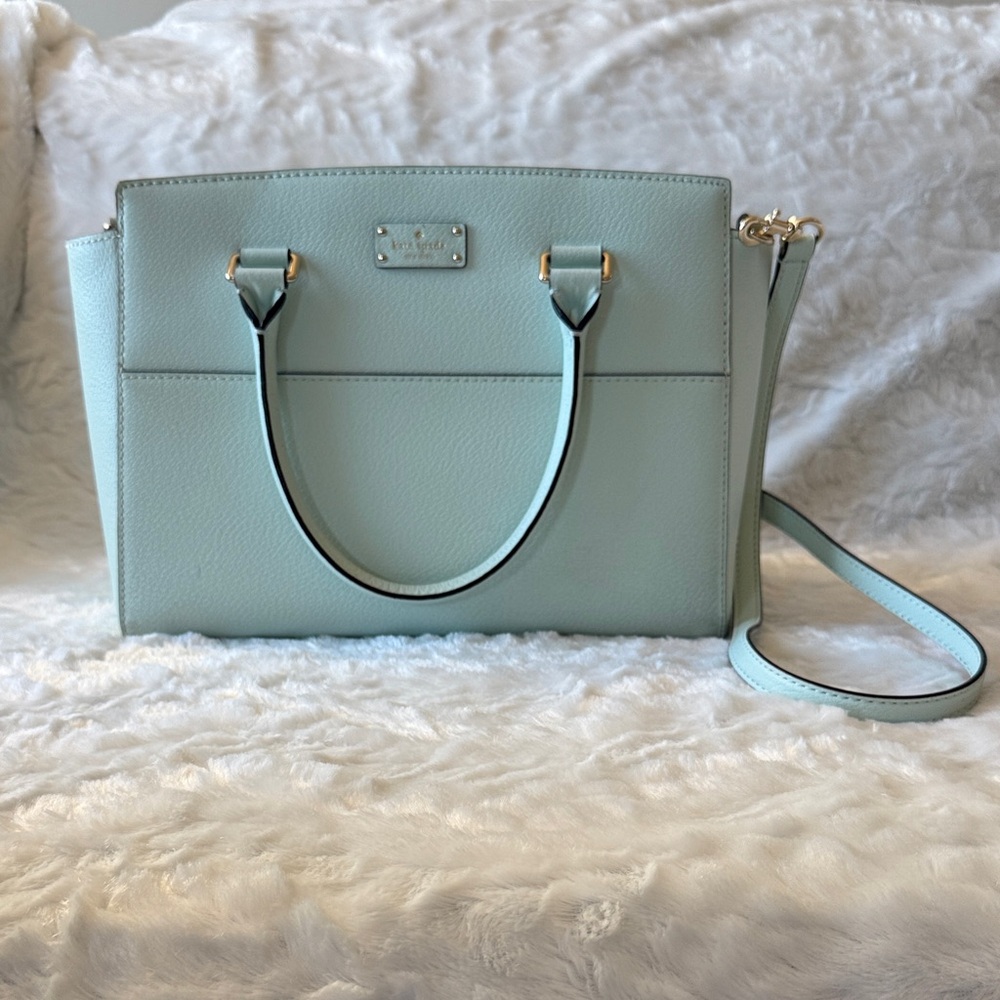 Kate Spade Grove Street Mint Green Crossbody Tote Purse